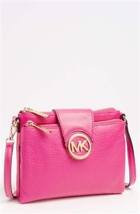 michael kors crossbody pink|michael kors hot pink.